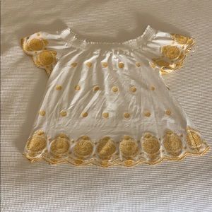 Skies are Blue off the shoulder top